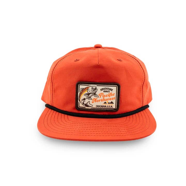 Driftcast 5-Panel Hat Orange Unisex