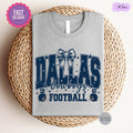 Dallas Cowboys Game Day Football T-Shirt Gift For Her-Him