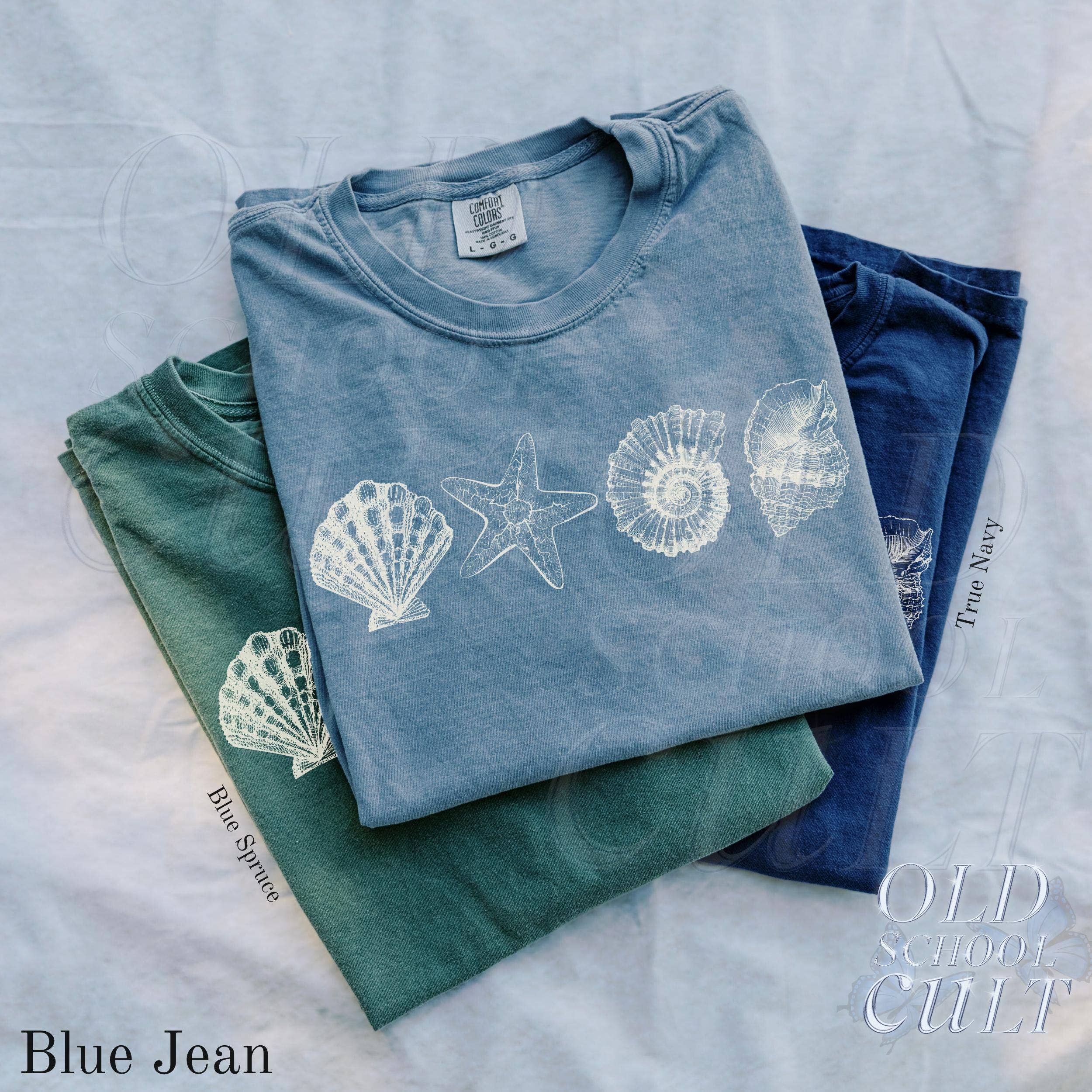 Vintage Sea Shells Ocean Lover Tee