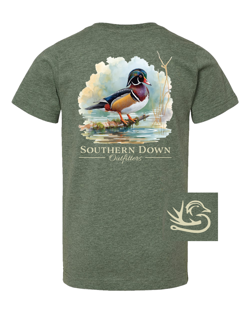Wood Duck On Branch Toddler Tee Unisex
