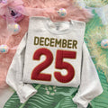 Faux Knit December 25 Sweatshirt