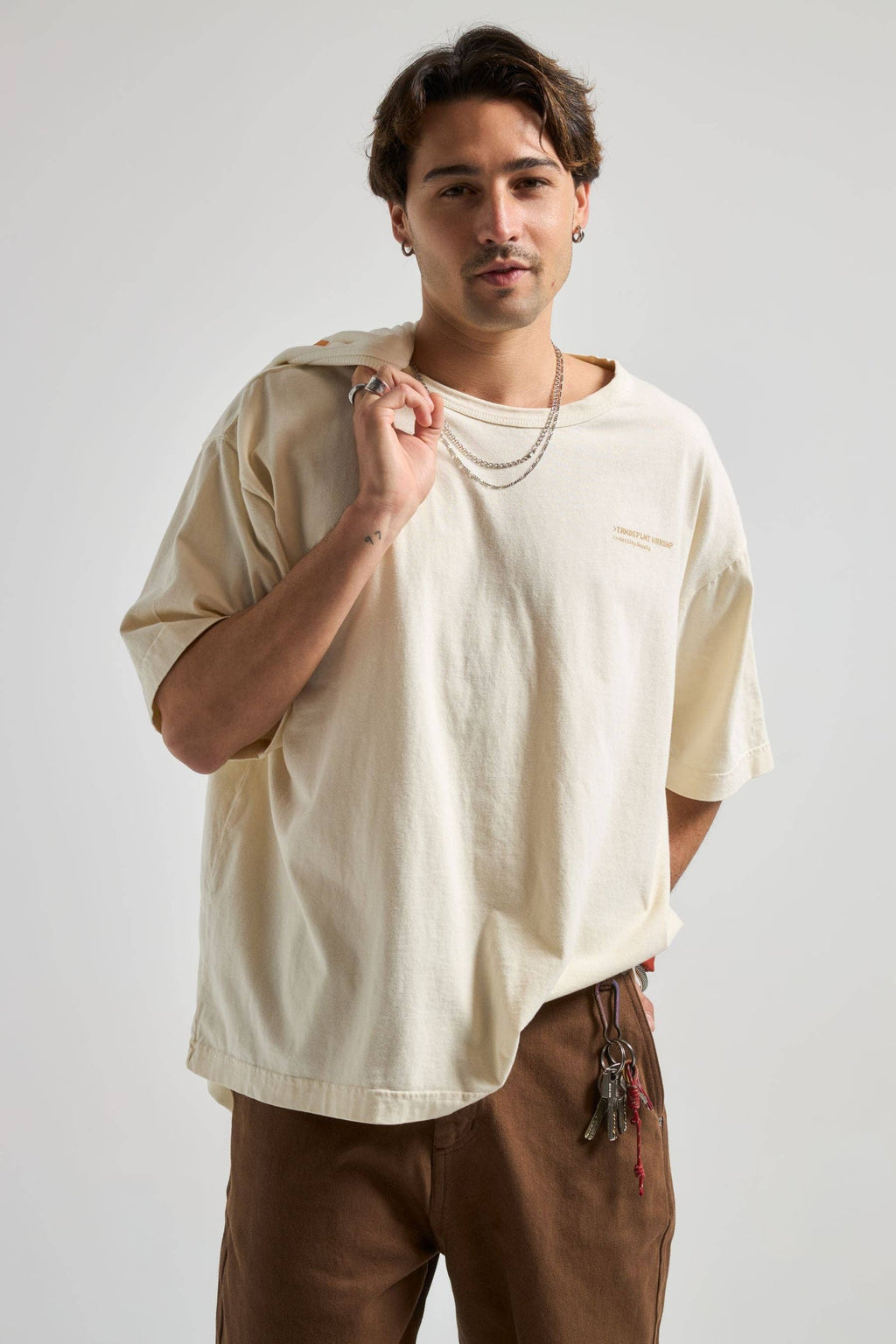 Core Oversized Antique White Unisex