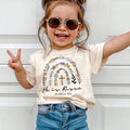 Easter Jesus Rainbow Shirt For Girls - He Is Risen