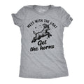 Mess with the Goat Get the Horns Women's T Shirt