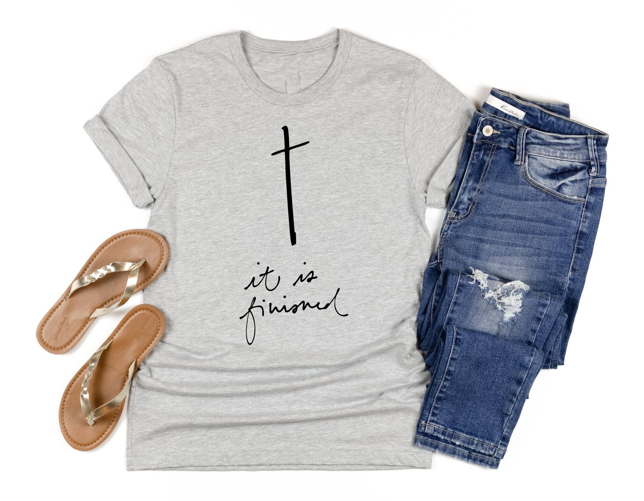 It Is Finished Christian Grey Graphic Tee Free Ship