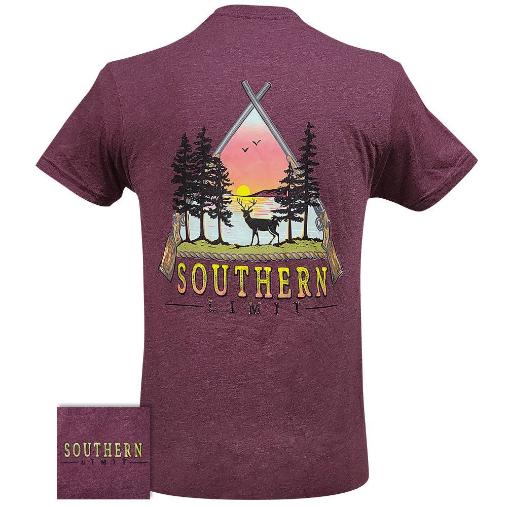 SL-104 Southern Limit Gun Triangle Ss-Heather Maroon