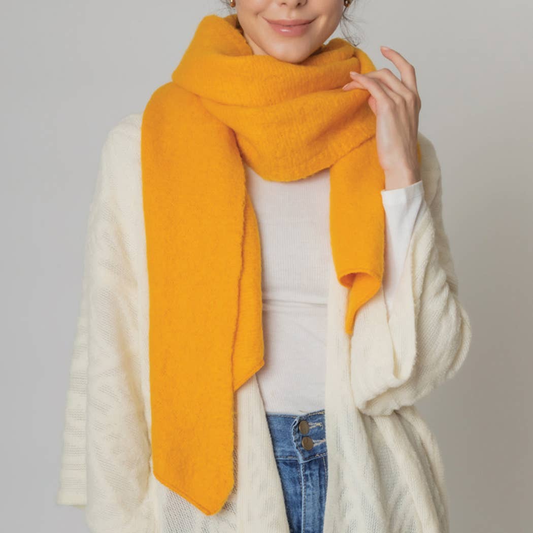 Women's Cozy Light Weight Solid Wrap Scarf
