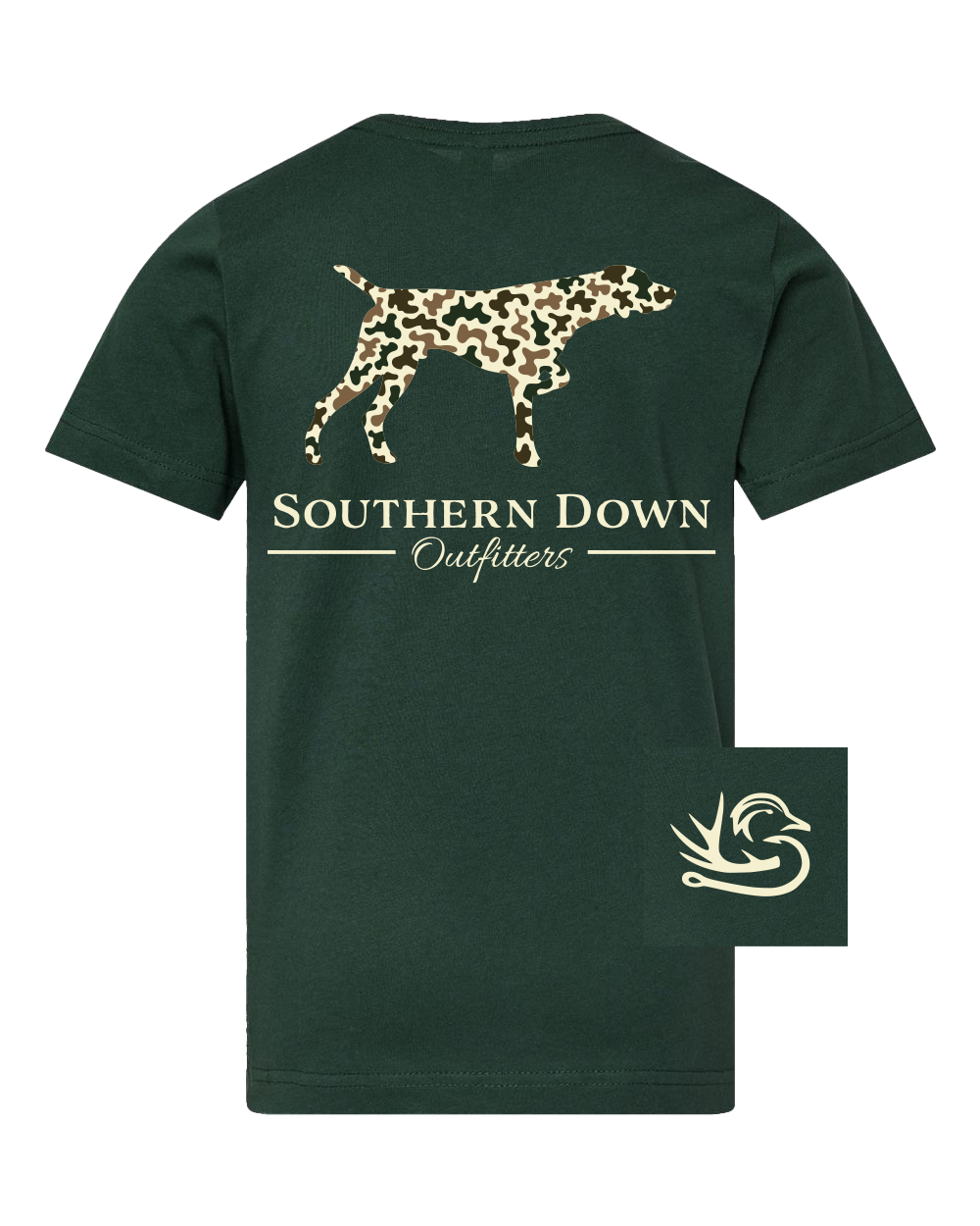 Light Camo Dog Toddler Tee Unisex