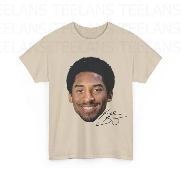 Relive Kobe's Early Days with Young Kobe Bryant Vintage Tee