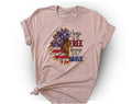 Home of the Free Sunflower -  USA July 4th Shirt