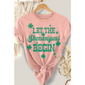 Let the Shenanigans Begin Saint Patricks Day Short Sleeve T