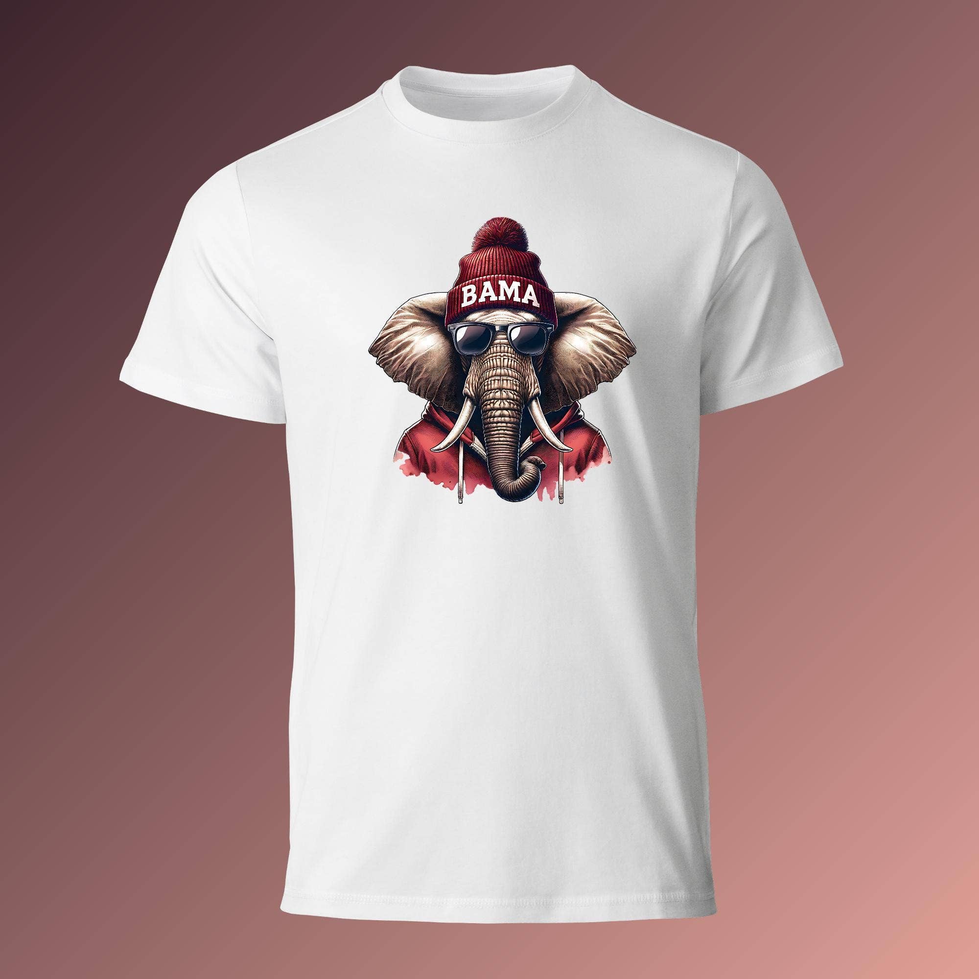 Sport Elephant Bama Football Mascot Clipart For T-Shirt