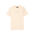Short Sleeve Crew Neck Tee "Shimuchan" Logo in Pink