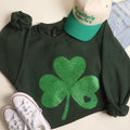 Lucky Clover Glitter Heavyweight Fleece Sweatshirt
