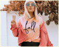 Hello Fall - Cute Fall Pumpkin Thanksgiving Shirt