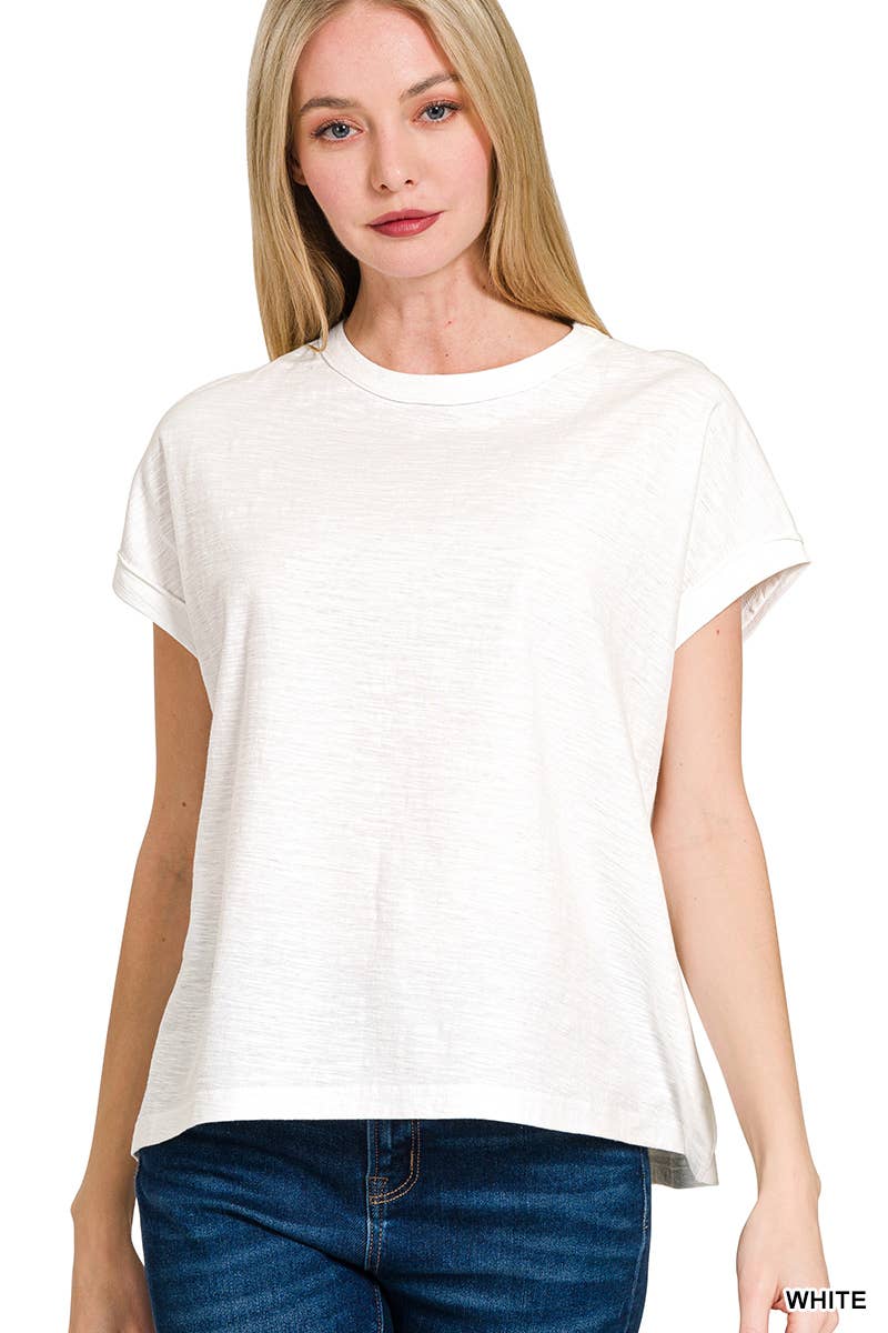 ..0204 Outseam Cotton Slub Short Sleeve Tee SI-27620
