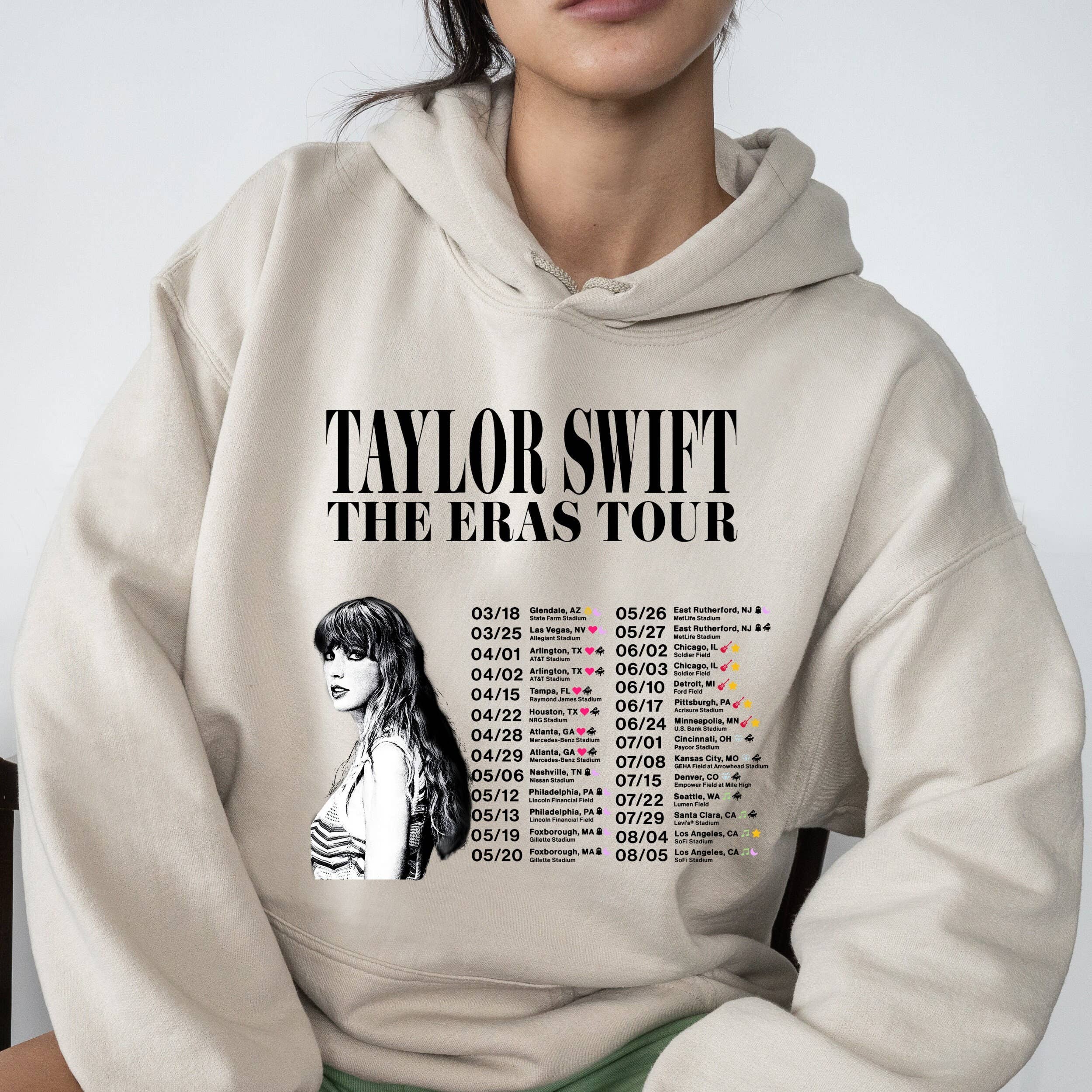 Swiftie Eras Tour Hoodie - Dates Hoodie