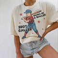 Retro Baller Baseball Quote Vintage Tee