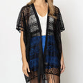 Geometric Pattern Laced Kimono
