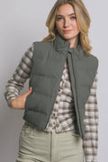 .....0812 Slim- Fit Zip Down Puffer Vest SI-28321