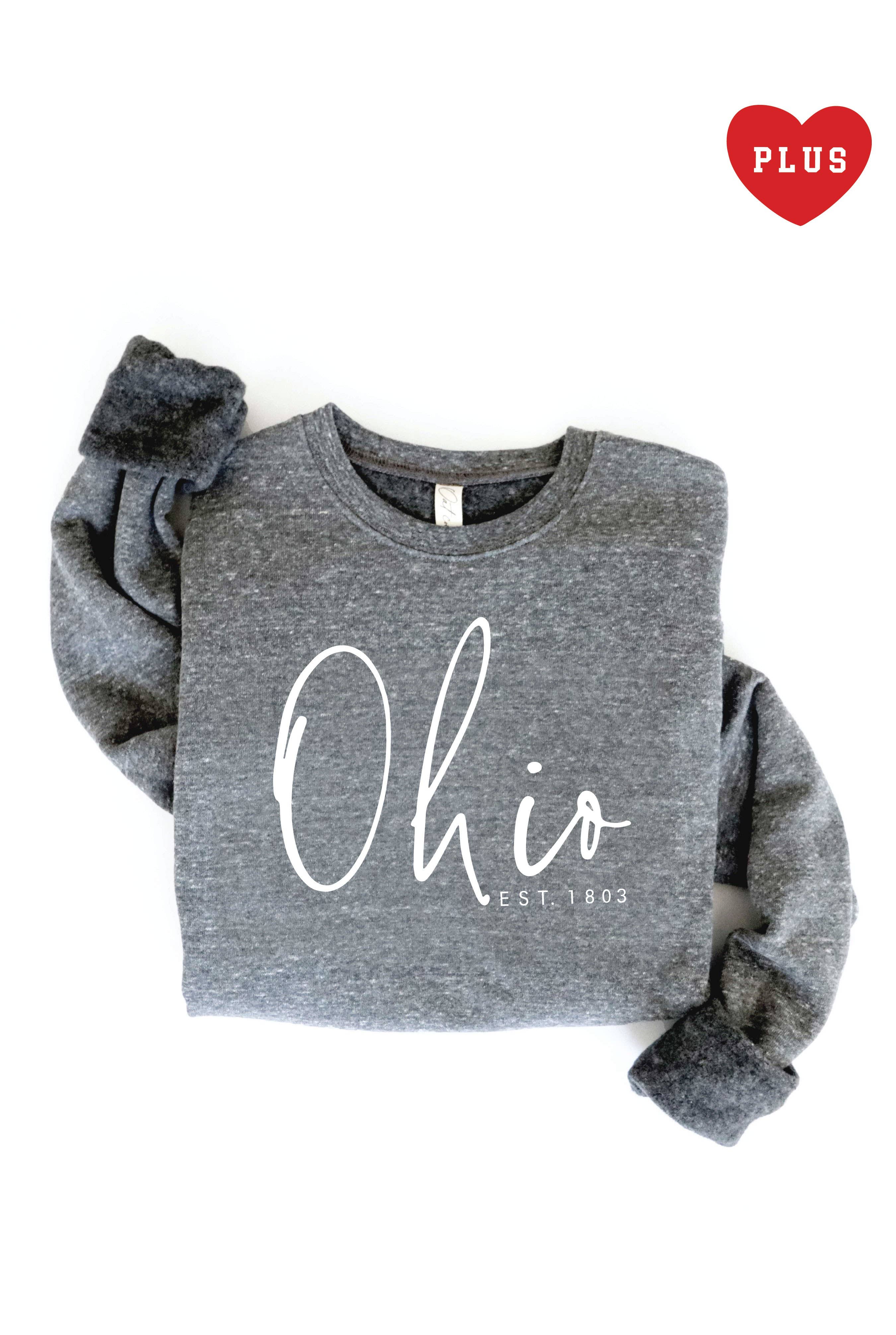 Ohio Est.1803 Plus Graphic Sweatshirt