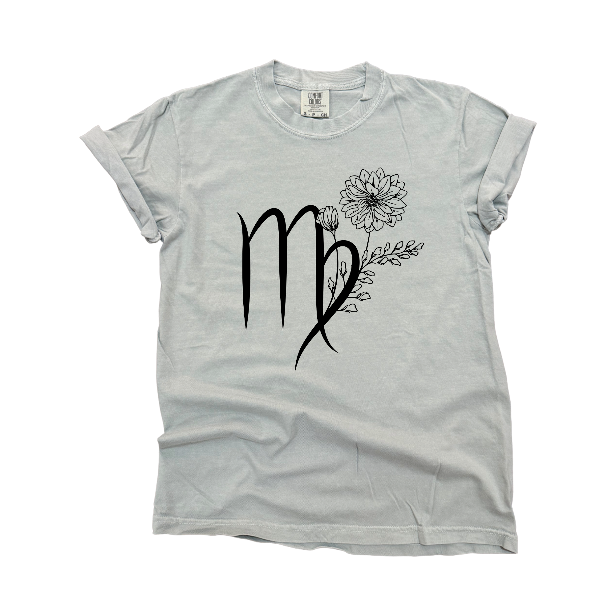 Virgo Floral Zodiac Tee