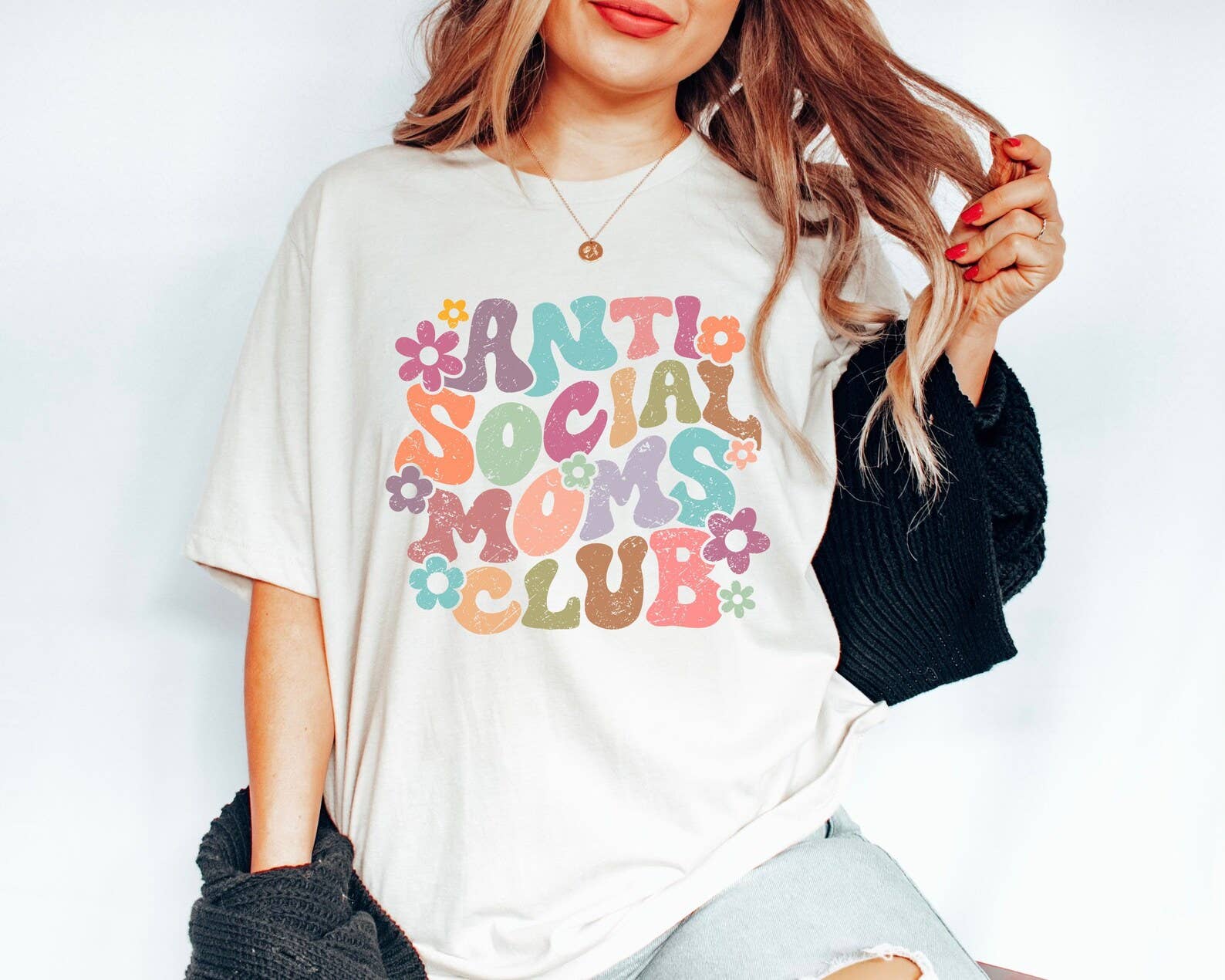 Anti Social Moms Club T-Shirt