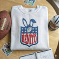 Bad Benito Bowl Bunny Retro Football Sweatshirt 2026