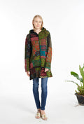 L/S Patchwork Hoodie Jacket (KT-1432)