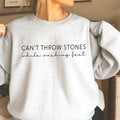 Can’T Throw Stones Christian Sweatshirt | Gildan Brand