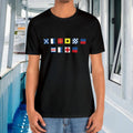 Custom Nautical Flag Shirt - Personalized Captain Tee