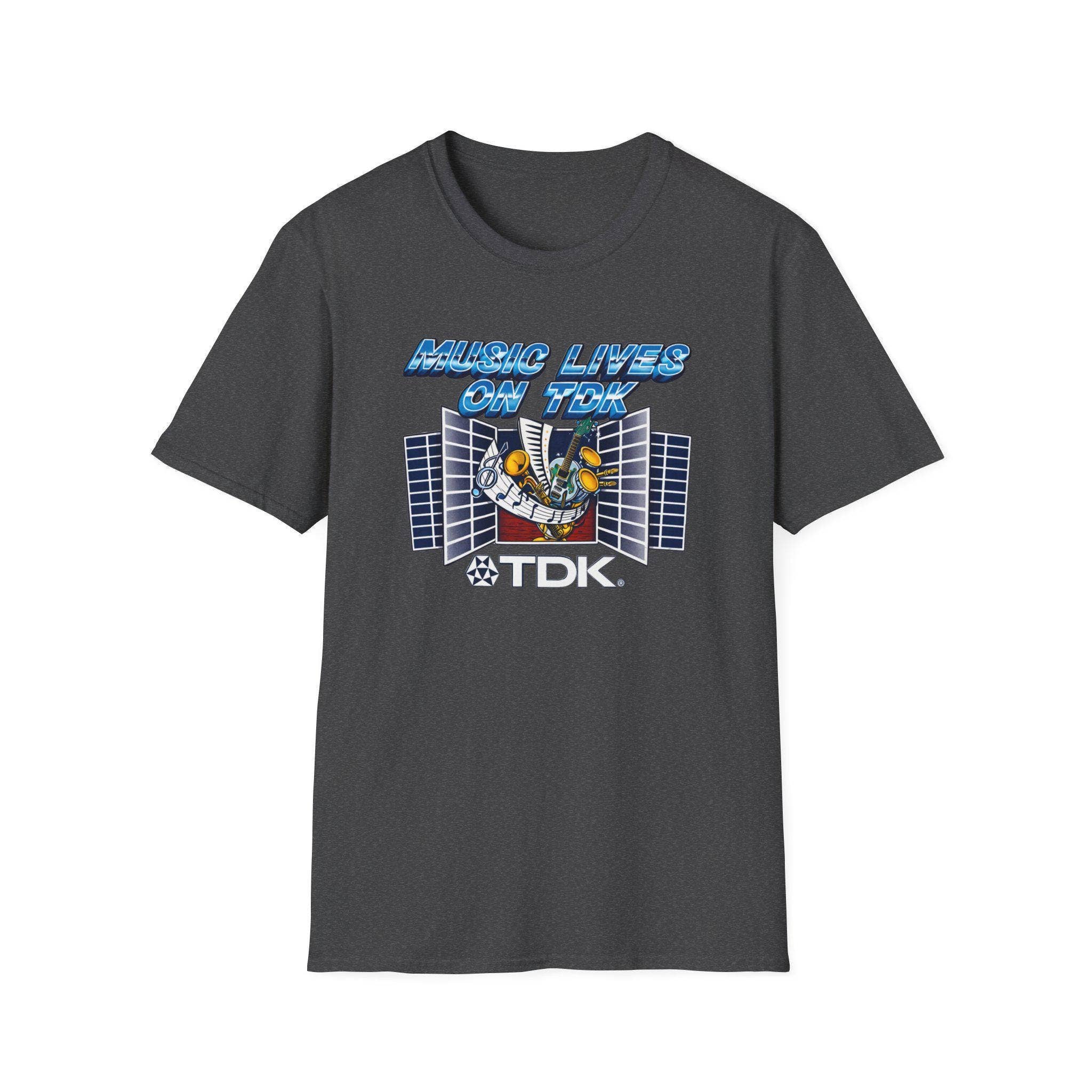 Retro Boombox Tdk Graphic Tape Deck T-Shirt