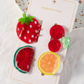 Fruit  Mini Hair Clip Claw Set