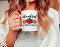 Thankful Grateful Blessed - Fall Pumpkin Coffee Mug KTJ07
