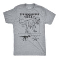 Tyrannosaurus Rex Infographic Men's T Shirt