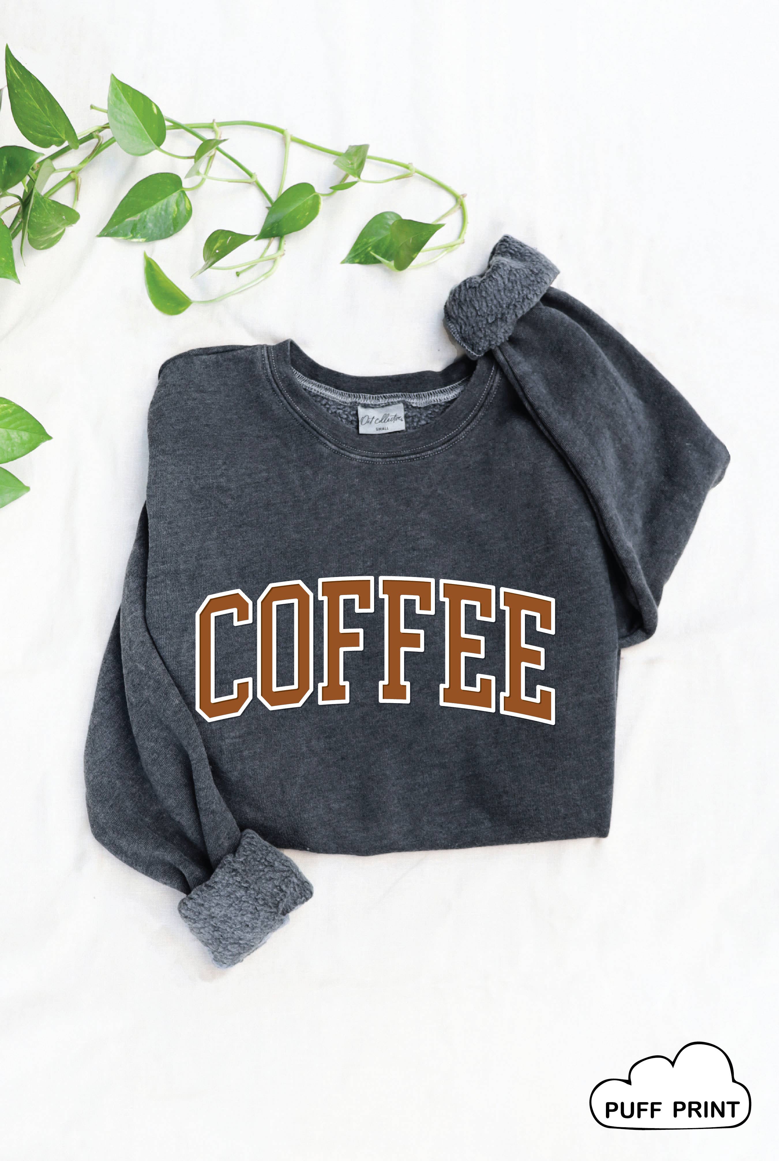 Coffee Puff Mineral Graphic Sweatshirt