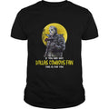Jason Voorhees Dallas Cowboys Fan Warning T-Shirt