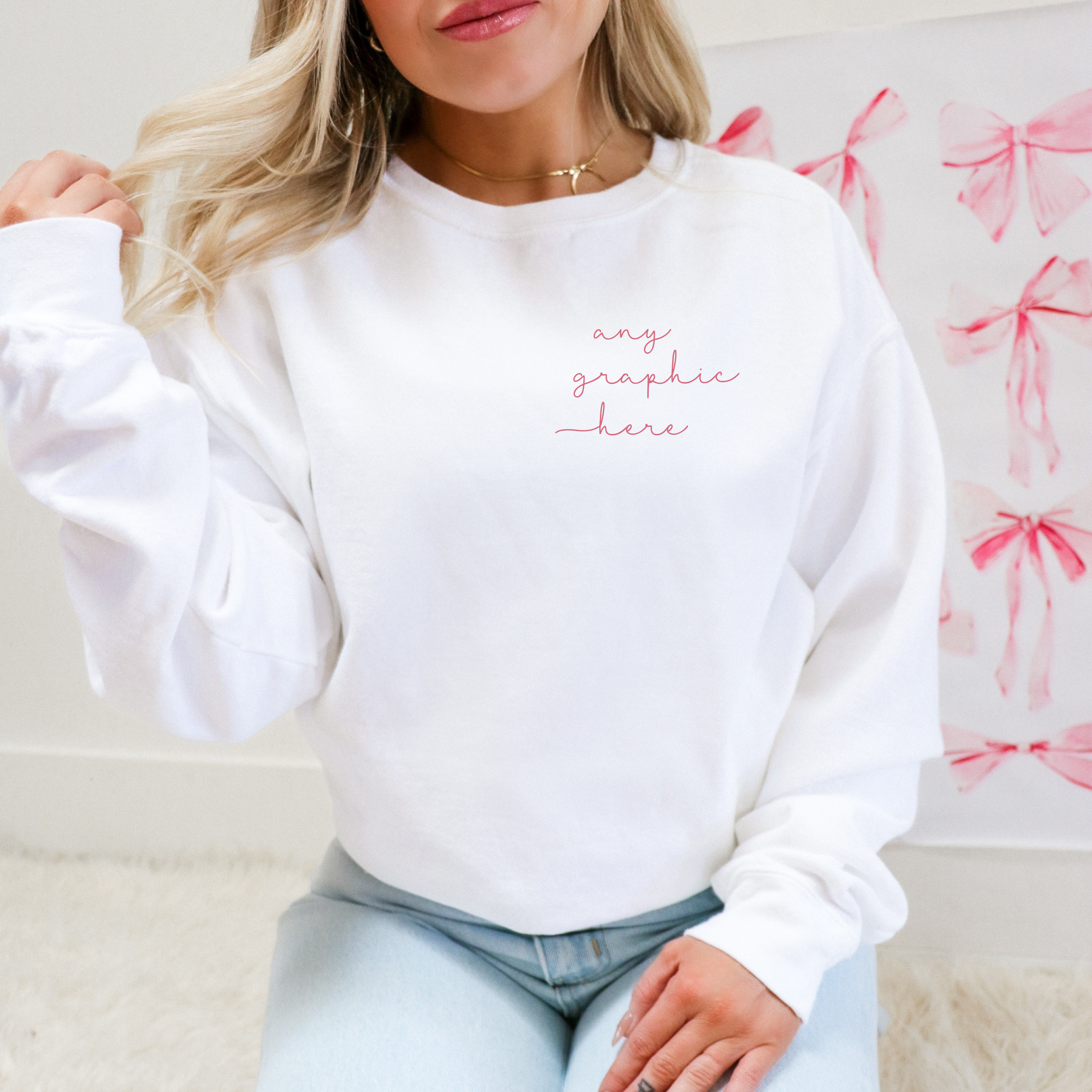 Custom Branded Sweatshirt - Free Mockup Included