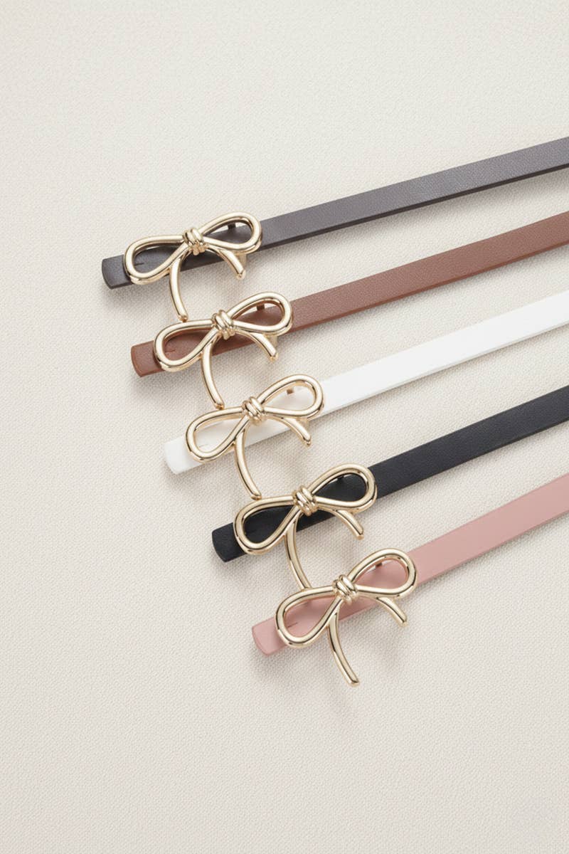 ..._ 0210 Bowknot Ribbon Buckle Fashion Belt SI-29481