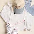 God Is Love Embroidered Fleece Heavyweight Sweatshirt