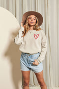 Heart Scribble     Mineral Graphic Sweatshirt