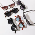 Round Thick Frame Sunglasses