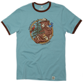 Smokey's Friends Ringer Unisex Short Sleeve Tee