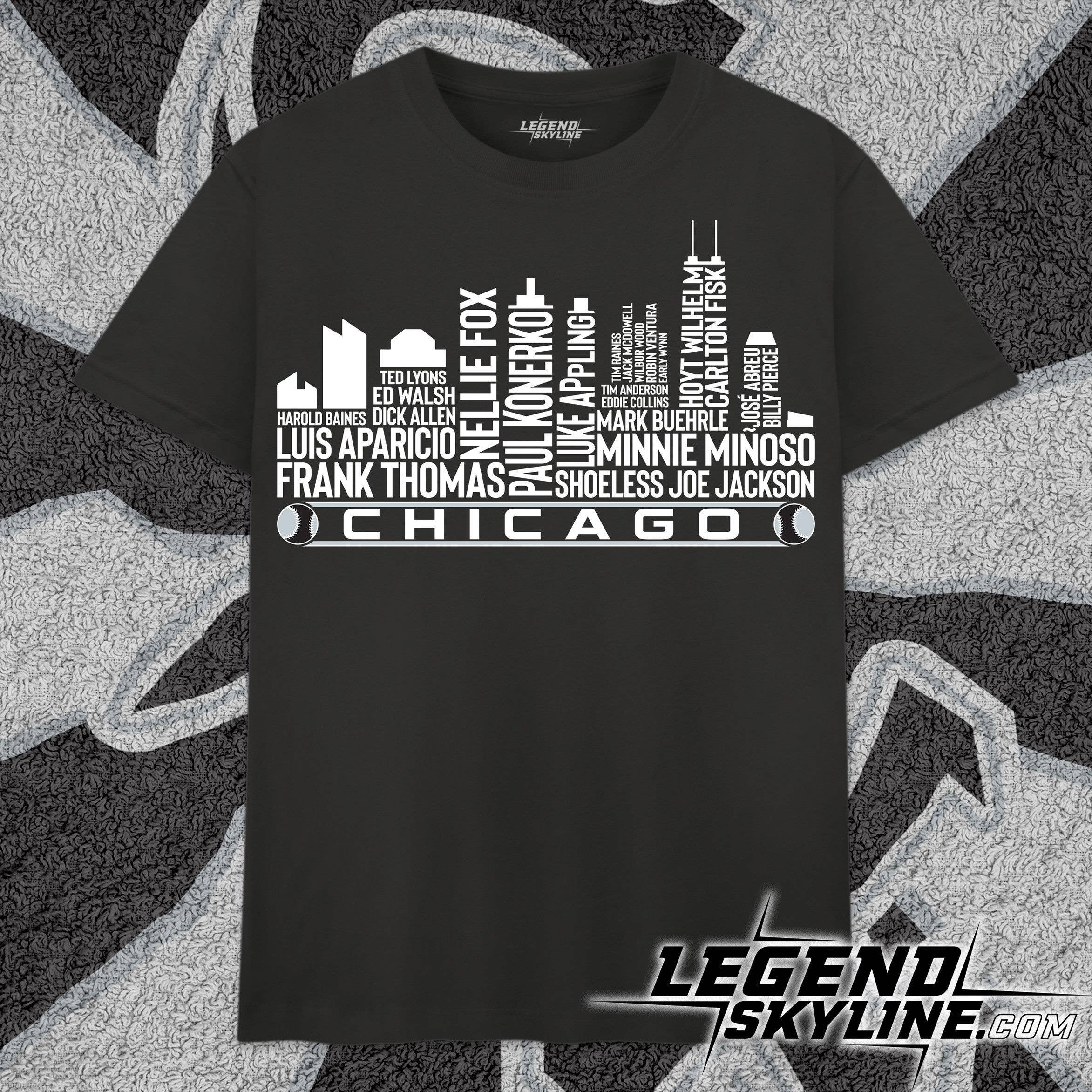 Chi-Cago Legends Skyline Baseball Team Shirt