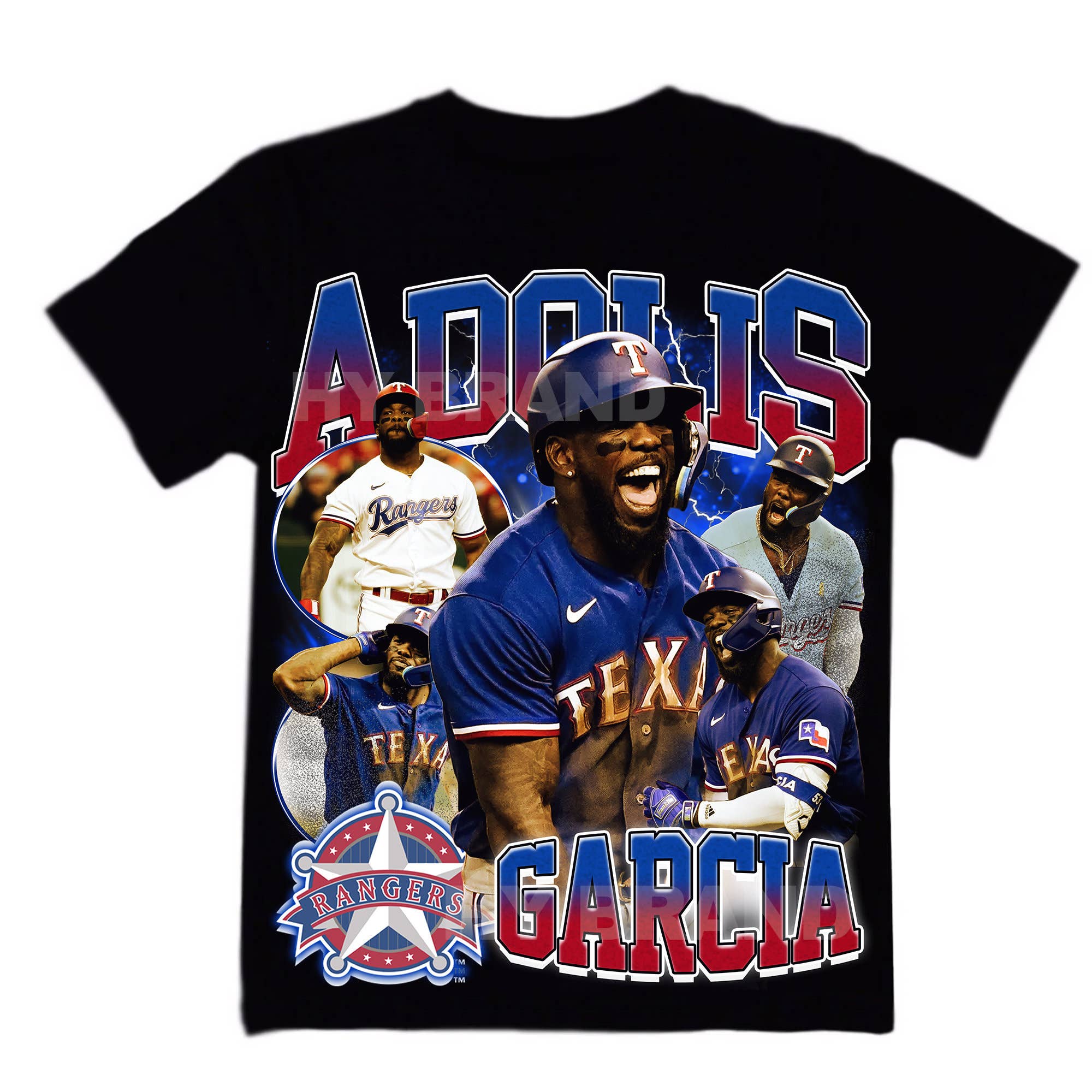 Adolis Garcia Rangers 90s Retro Bootleg Tee Ready To Print