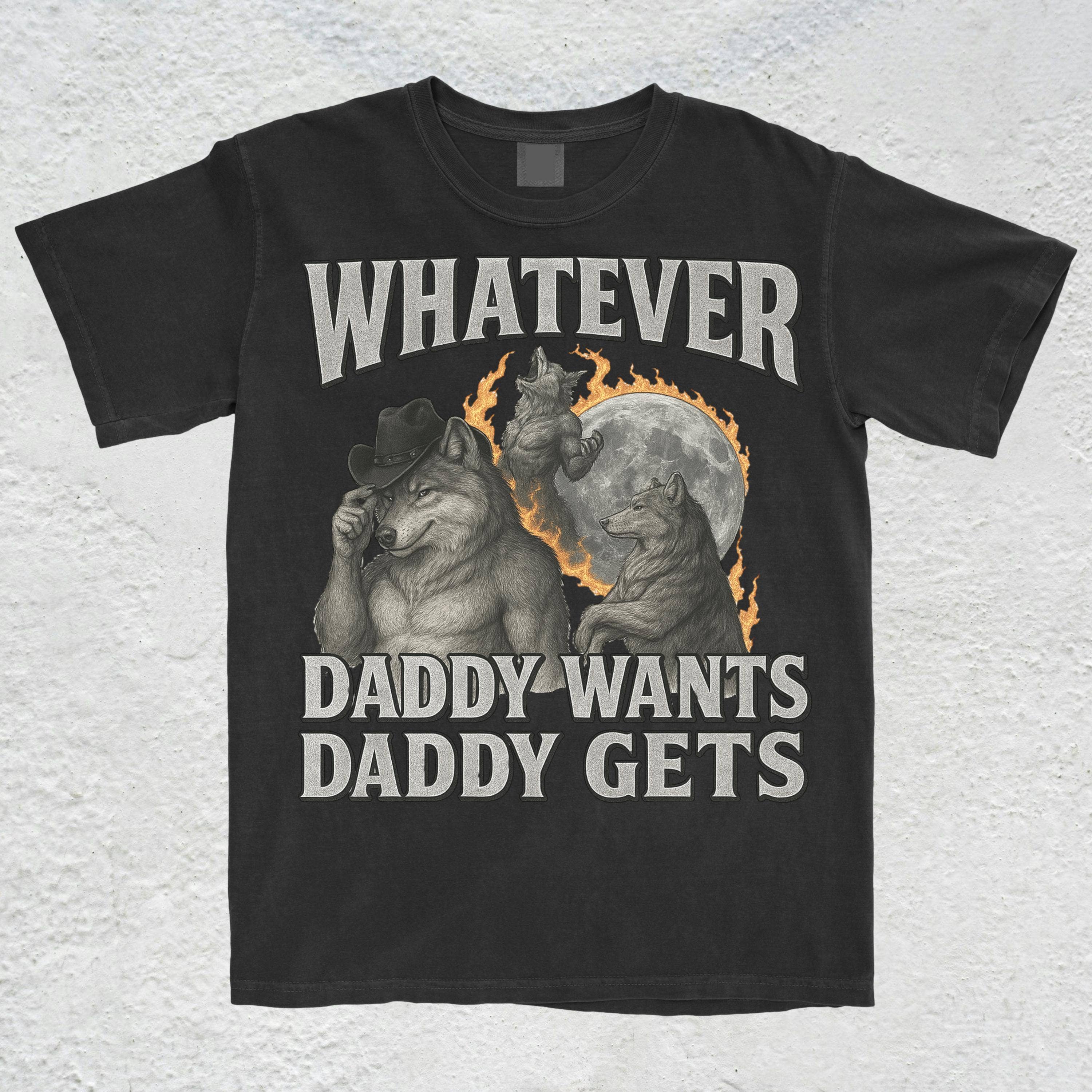 Daddy's Desires Werewolf Meme Funny Cringe Offensive Gen Z