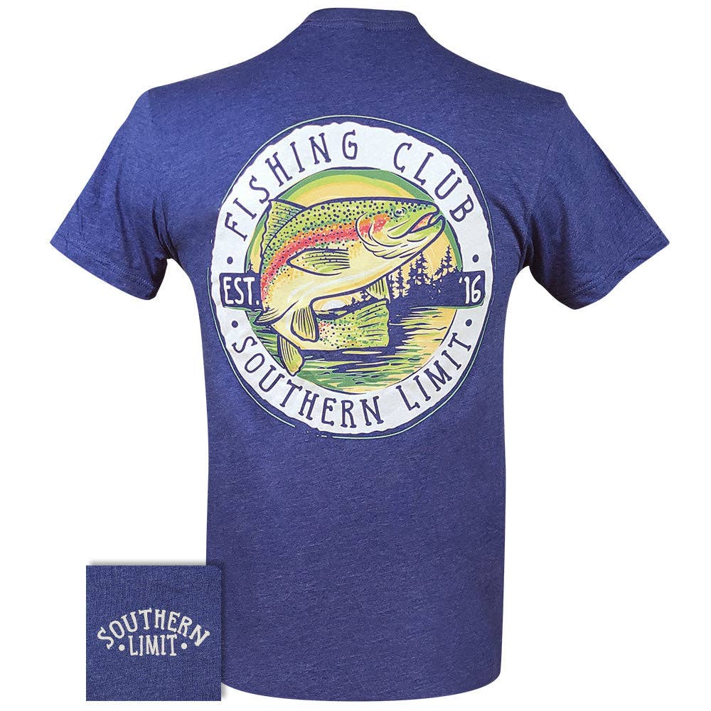 SL-106 Southern Limit Fishing Club Circle Ss-Royal