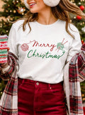 Merry Christmas Kniting Graphic Tshirts