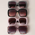 Oversized Chunky Square Frame Sunglasses