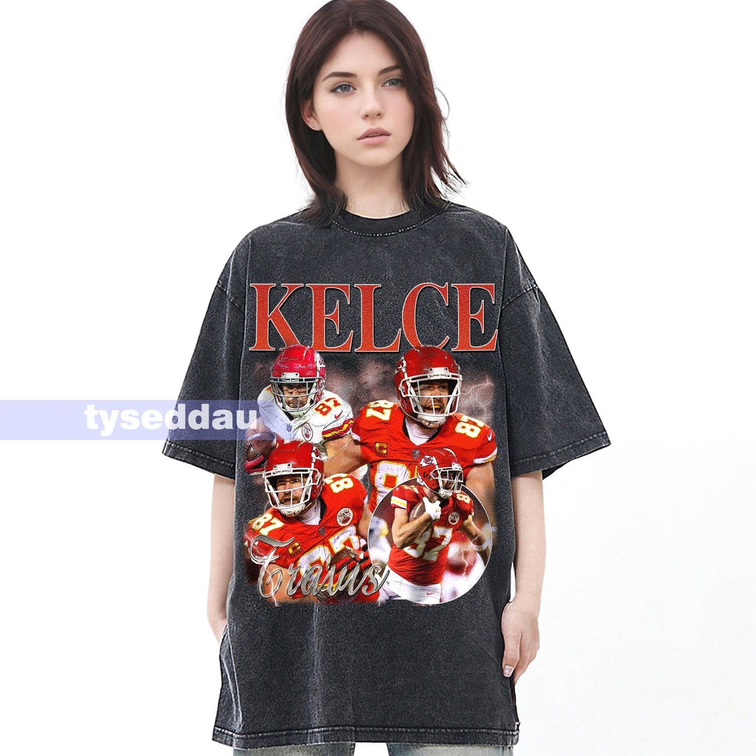Travis Kelce Vintage Graphic Tee, Retro Unisex Long Sleeve